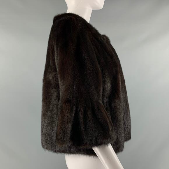 BYTE by TESO Size 6 Brown 3/4 Sleeves Jacket - Picture 2 of 7